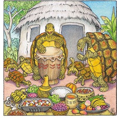  “The Tortoise Who Became King”： A Delightful Nigerian Folk Tale About Ambition and Perseverance